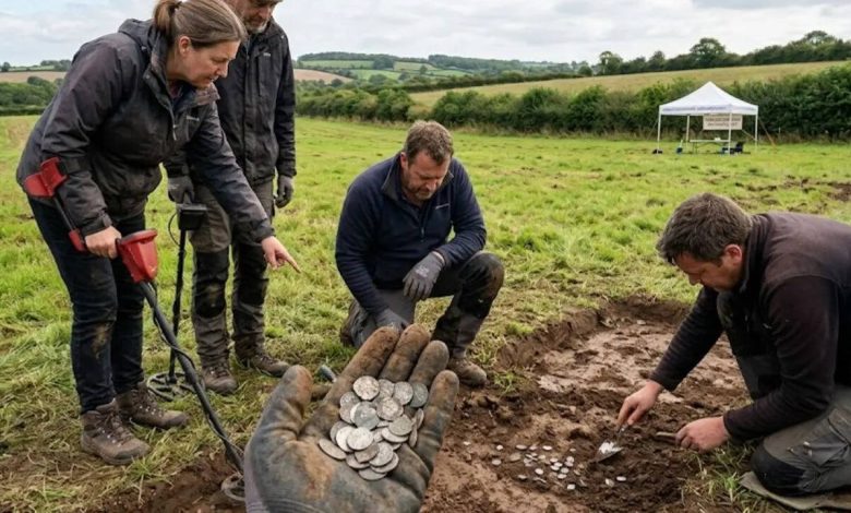 Treasure alert: 63 Anglo-Saxon coins uncovered in Worcestershire linked to the Viking age